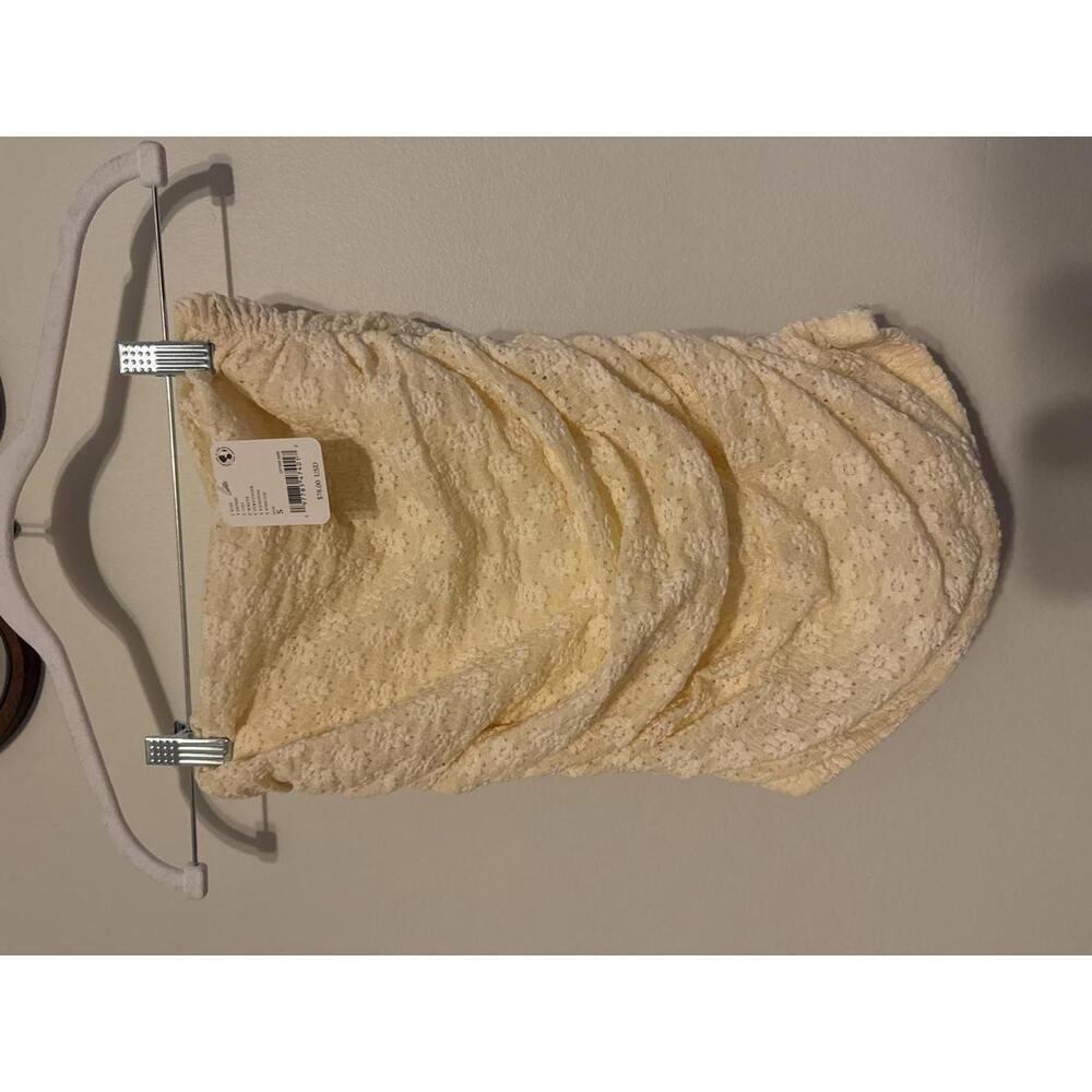 NWT free people ona runched mini skirt or top